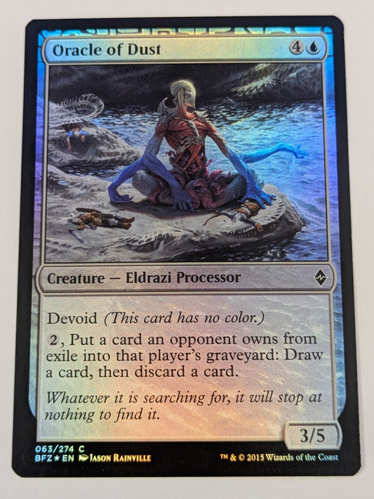 MTG Magic: Battle for Zendikar: Oracle of Dust Foil #063/274 Common - LP