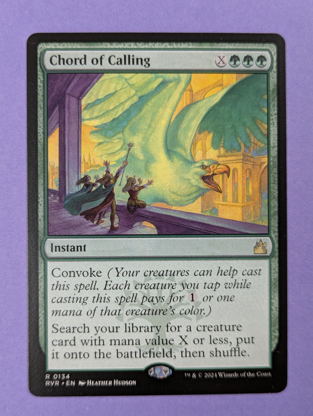 MTG Magic The Gathering: Ravnica Remastered: Chord of Calling #0134 Rare - NM