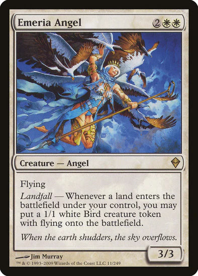 MTG: Magic The Gathering: Zendikar: Emeria Angel - LP