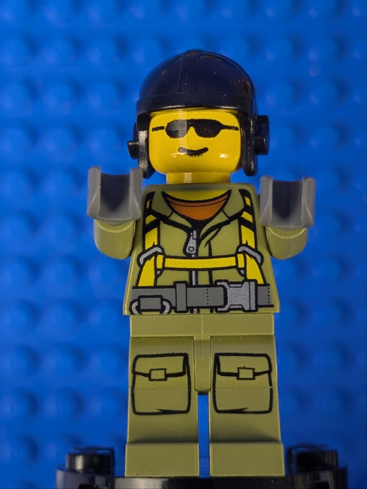 LEGO Town Volcano Explorer - Male Worker cty0697 60125 60123