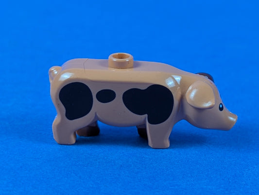 LEGO Collectible Minifigures: Animal: Pig with Black Eyes 87621pb03 71011