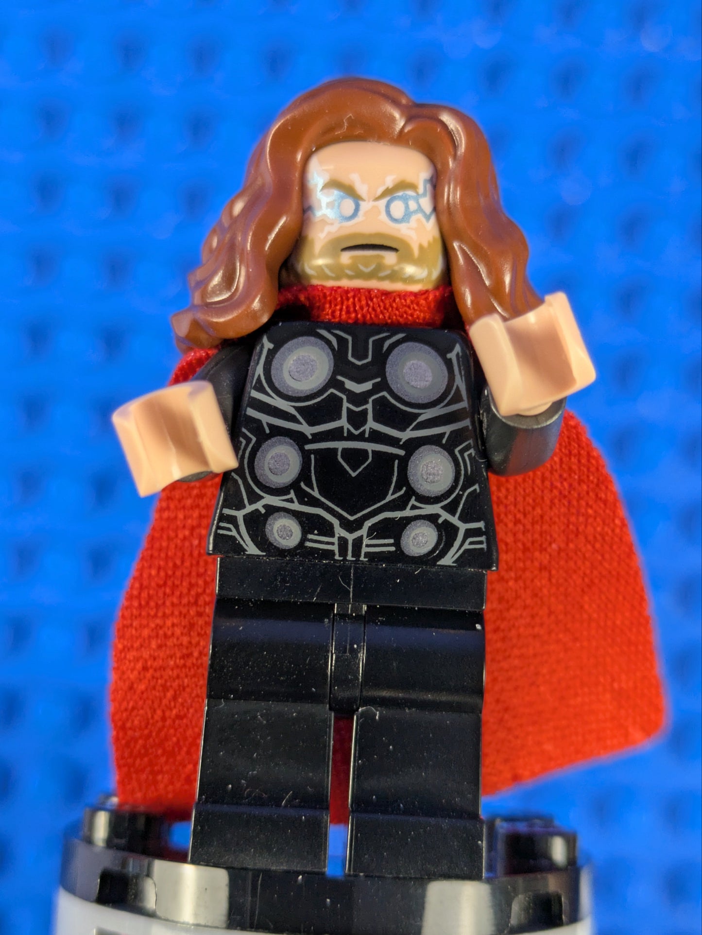Lego Super Heroes: Thor - Long Dark Tan Hair sh0734 Set 76193