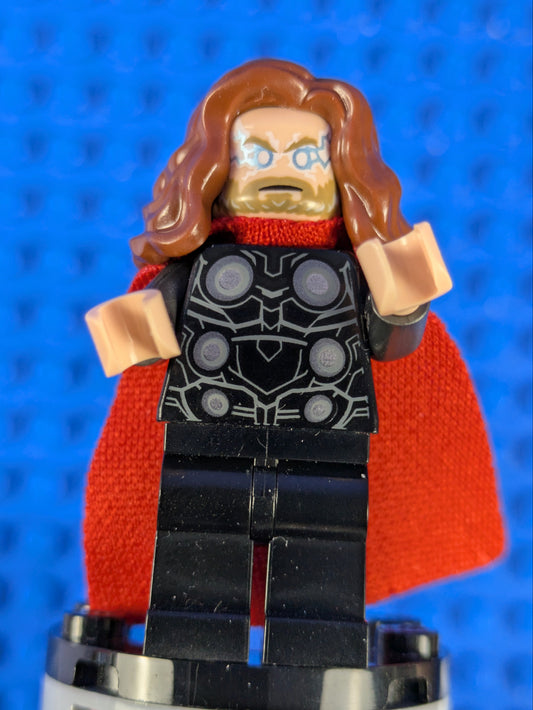 Lego Super Heroes: Thor - Long Dark Tan Hair sh0734 Set 76193