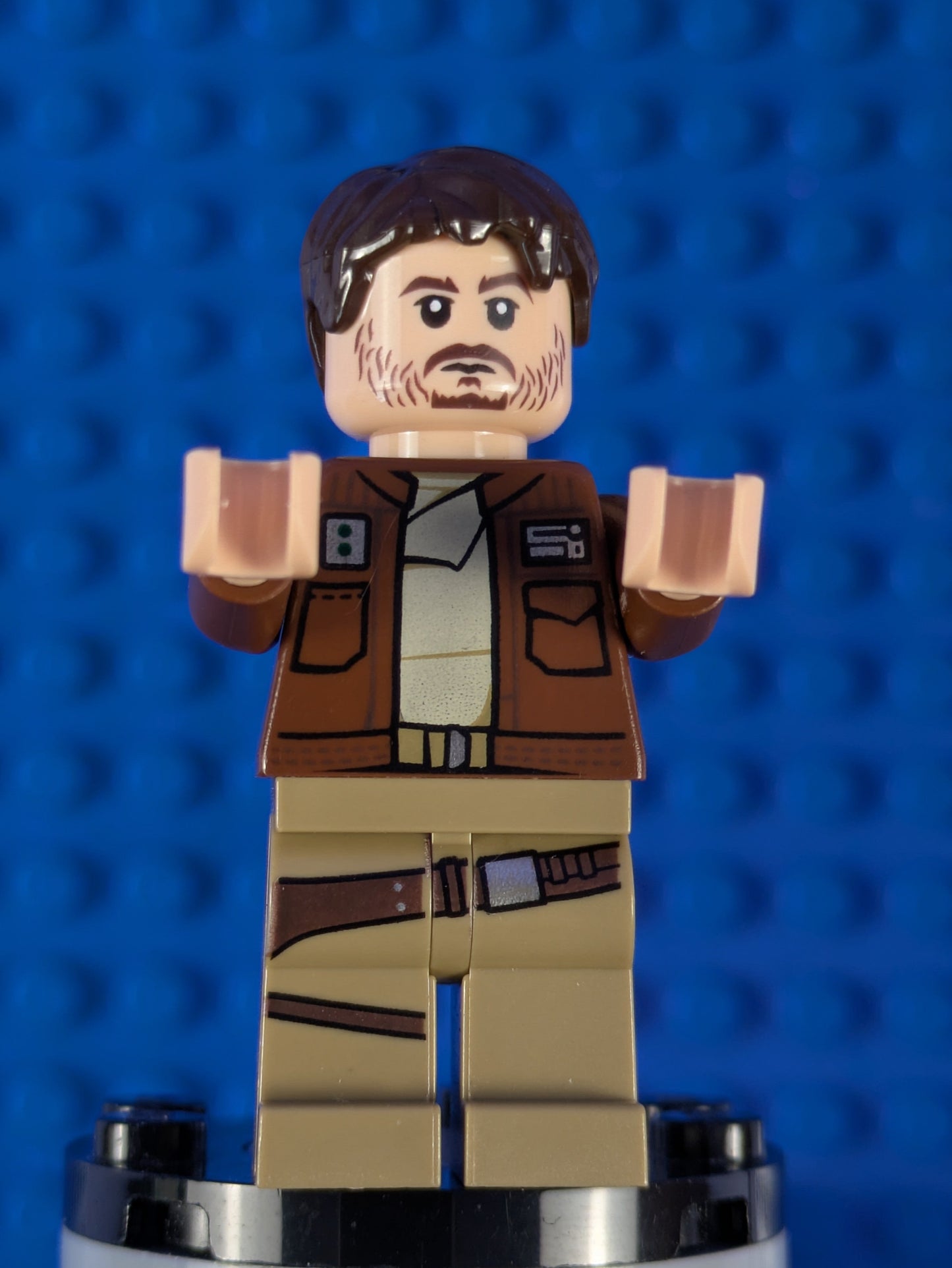 Lego Star Wars: Cassian Andor - Reddish Brown Jacket sw0813 Set 75171