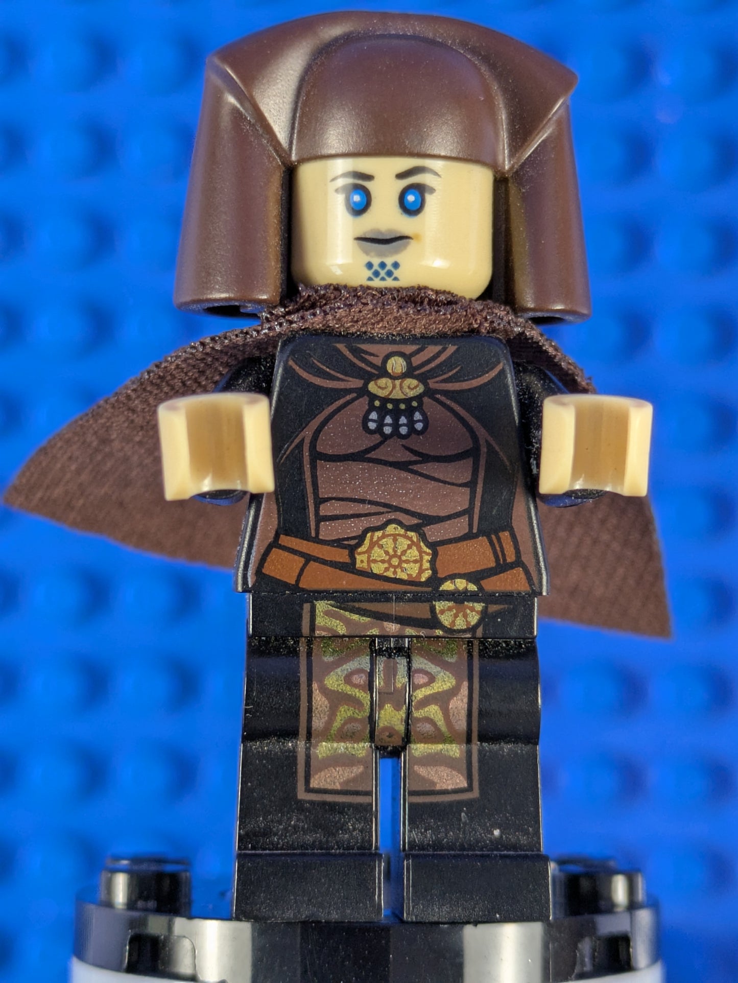 Lego Star Wars: Luminara Unduli - Dark Brown Headgear sw0745 Set 75151