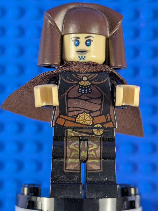 Lego Star Wars: Luminara Unduli - Dark Brown Headgear sw0745 Set 75151