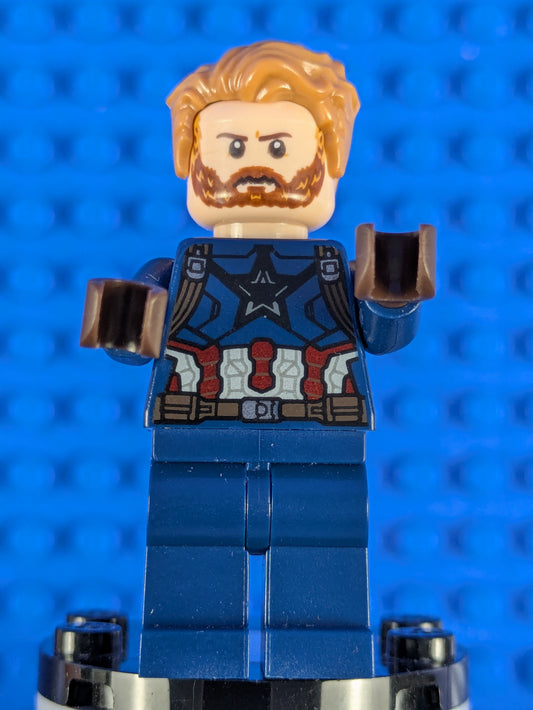 Lego Super Heroes: Captain America - Dark Blue Suit sh0495 Set 76101