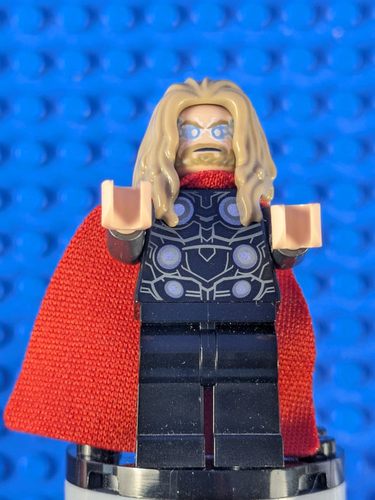 Lego Super Heroes: The Infinity Saga: Thor - Long Dark Tan Hair sh0734 Set 76193