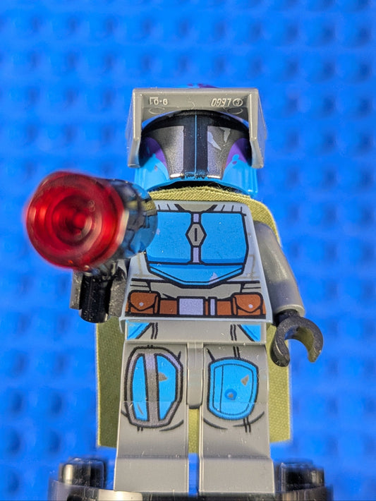 LEGO Star Wars: Mandalorian Tribe Warrior - Olive Green Cape sw1080 Set 75267