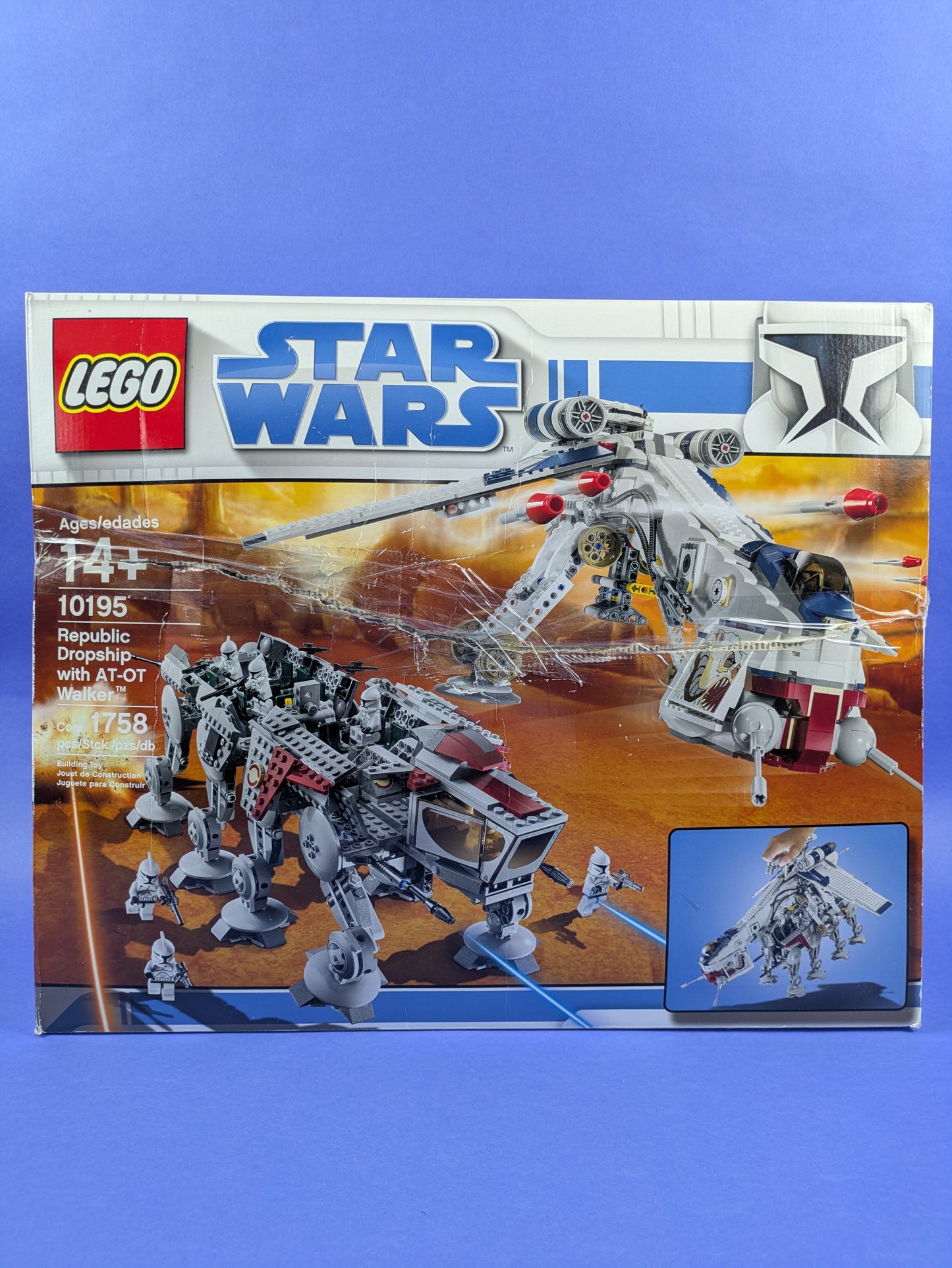 LEGO Star Wars Republic Dropship with AT-OT 10195