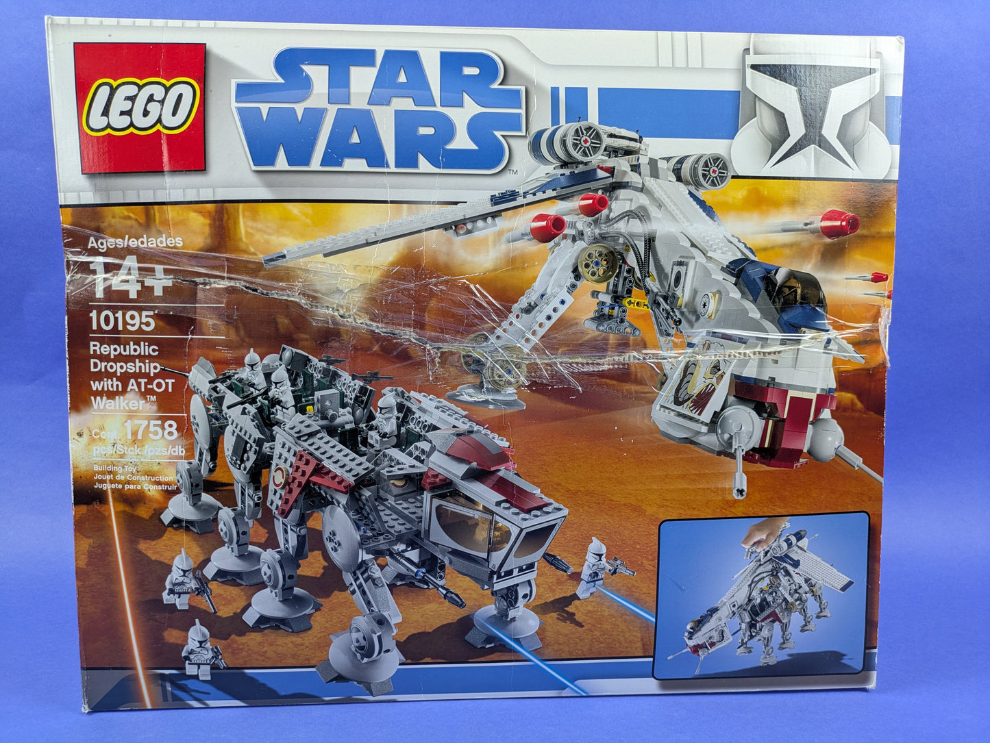 LEGO Star Wars Republic Dropship with AT-OT 10195
