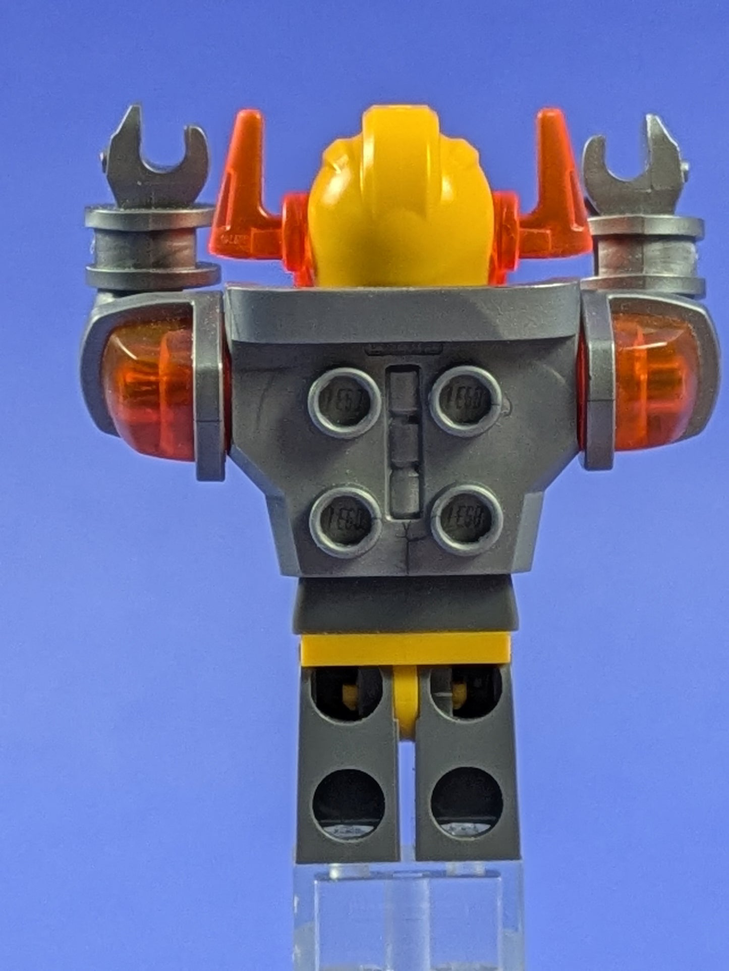 LEGO NEXO KNIGHTS Axl - Trans-Neon Orange Visor nex069 70354 70350