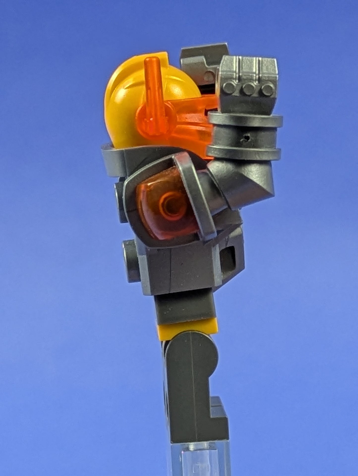 LEGO NEXO KNIGHTS Axl - Trans-Neon Orange Visor nex069 70354 70350