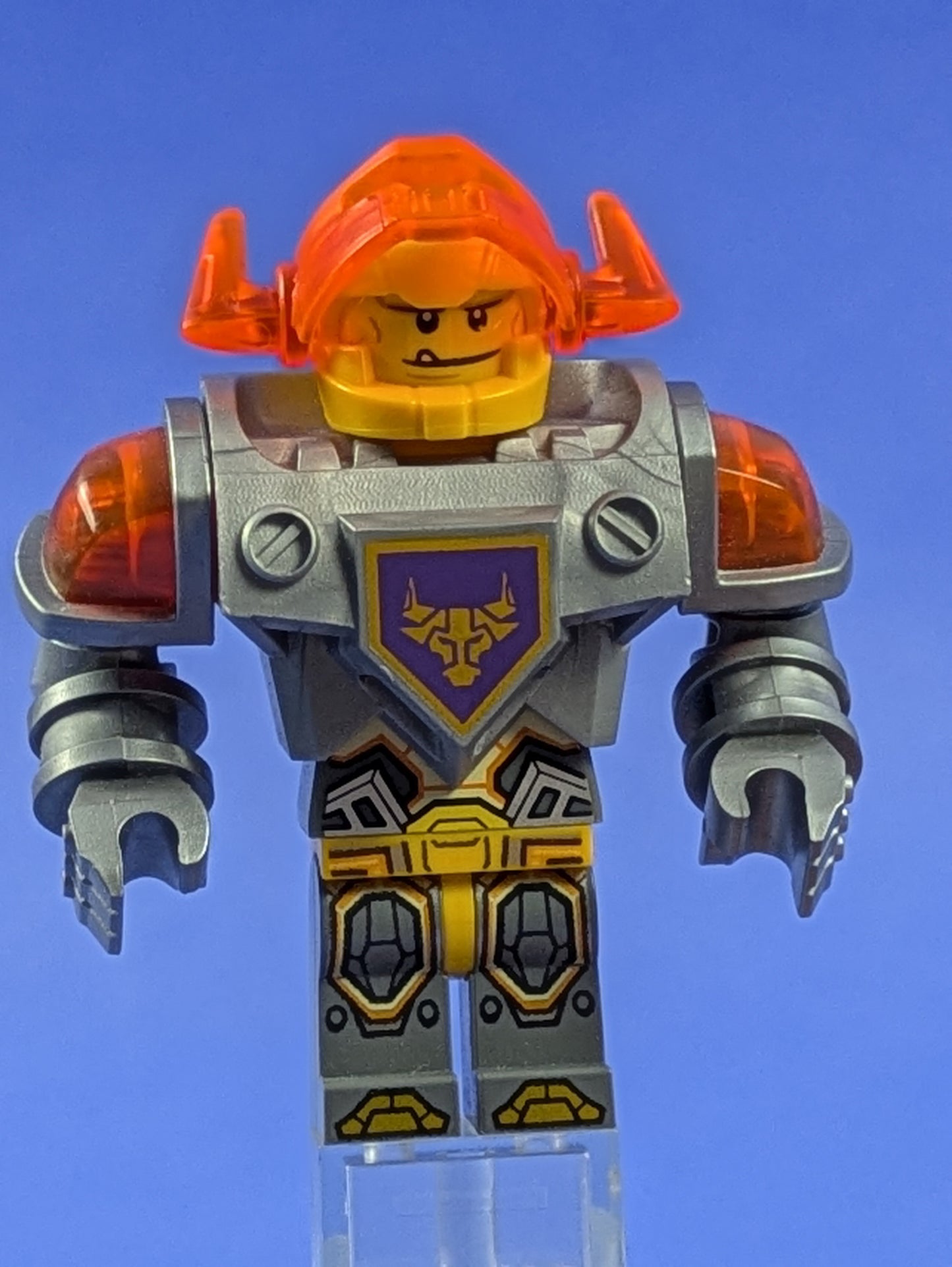 LEGO NEXO KNIGHTS Axl - Trans-Neon Orange Visor nex069 70354 70350