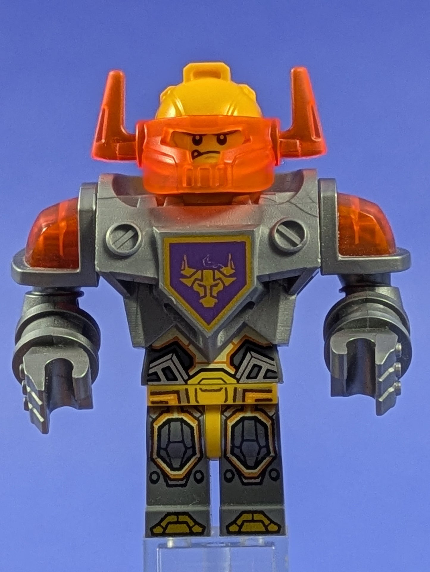 LEGO NEXO KNIGHTS Axl - Trans-Neon Orange Visor nex069 70354 70350
