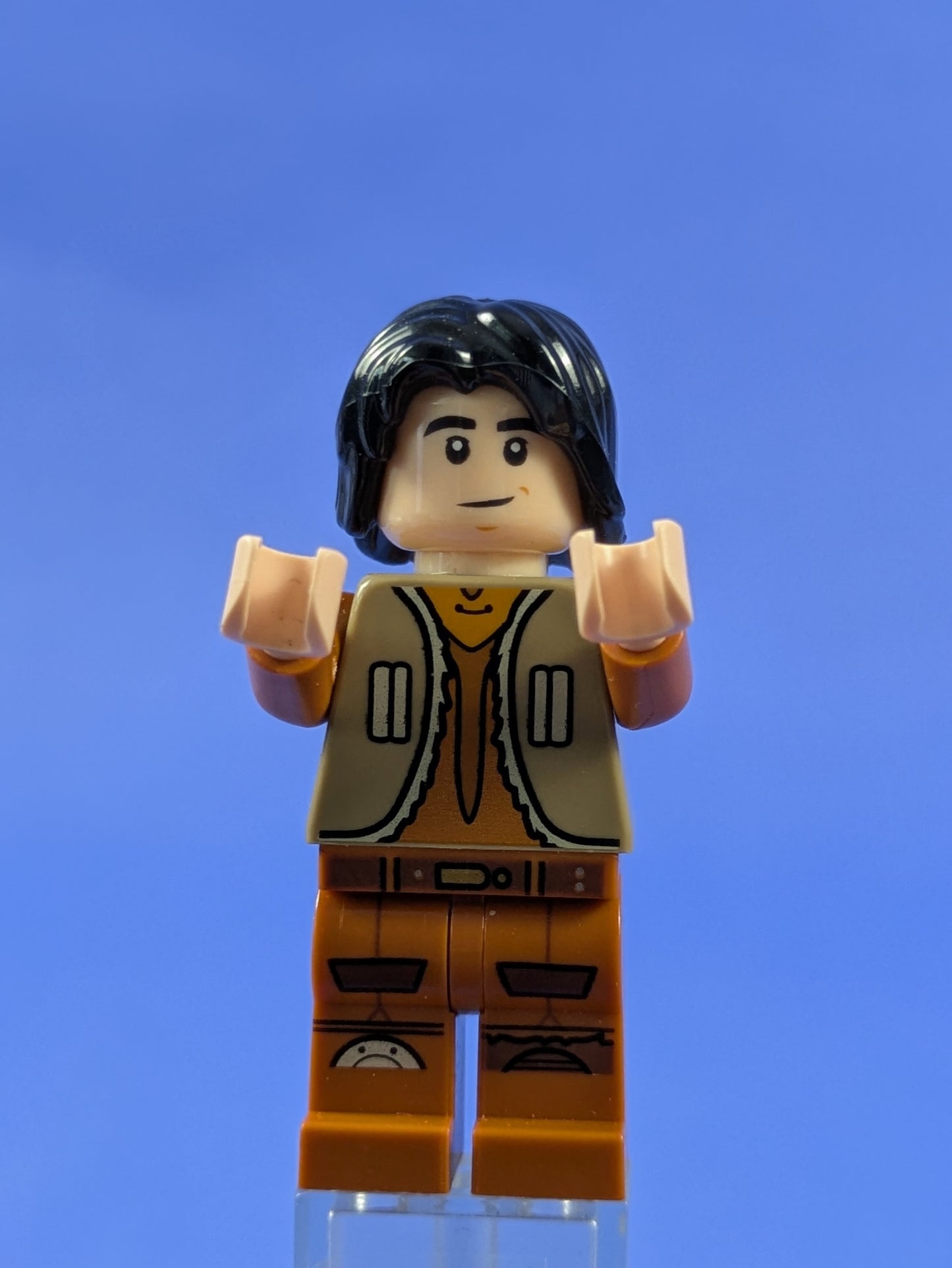 LEGO Star Wars Ezra Bridger - Dark Tan Vest Hair sw0574 75090 75158