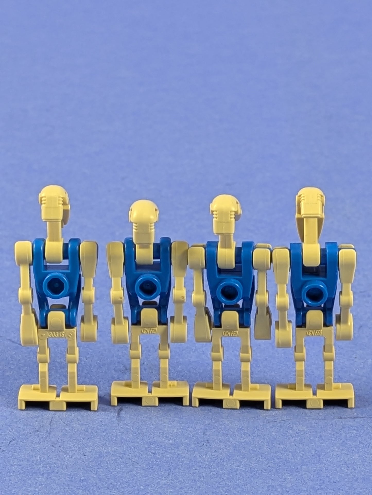 LEGO Star Wars Battle Droid Pilot - Blue Torso (4X) sw0300 7929 75086