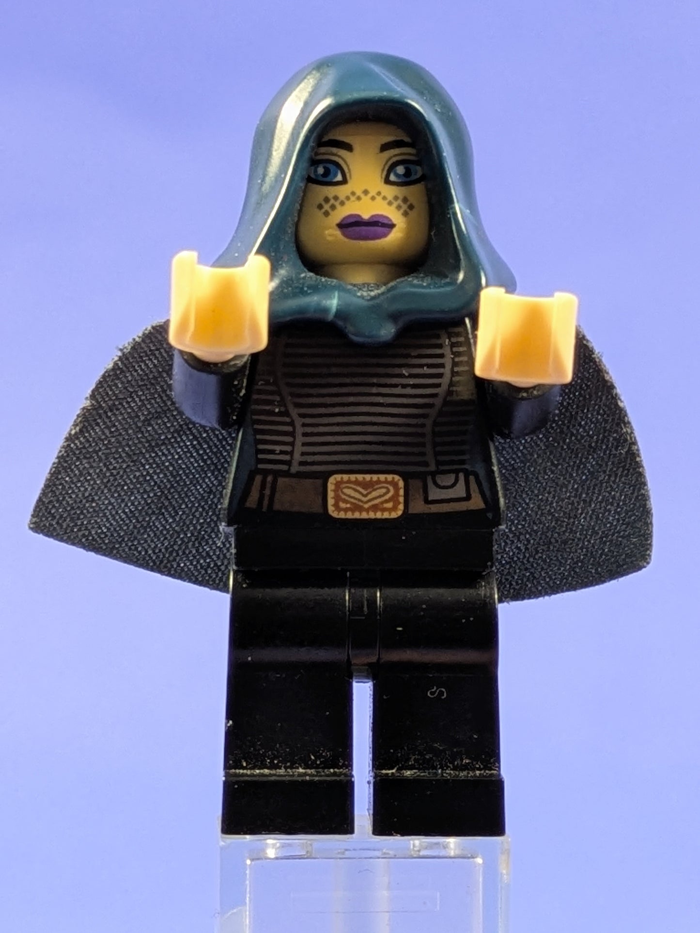 LEGO Star Wars Barriss Offee - Dark Blue Cape and Hood sw0379 9491