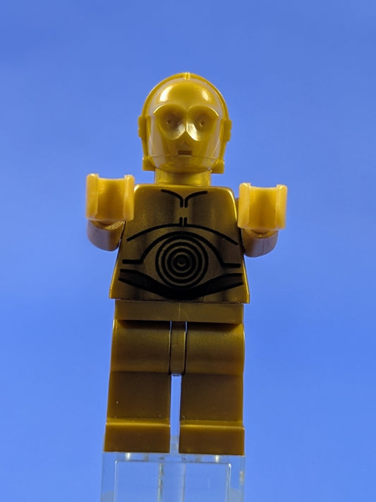 LEGO Star Wars C-3PO - Pearl Gold with Pearl Gold Hands sw0161a 10144