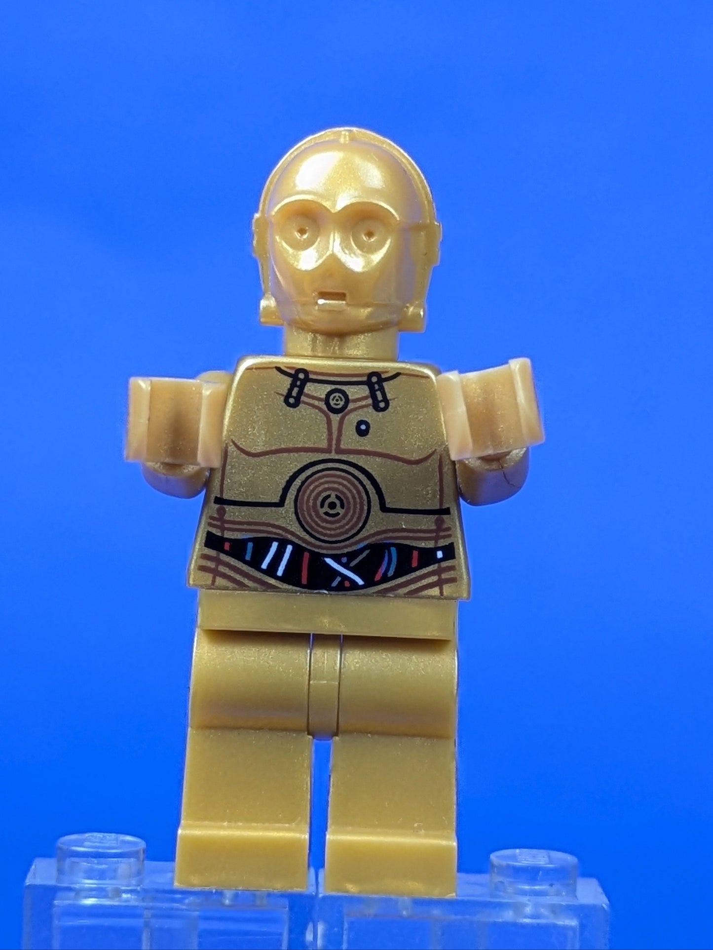 LEGO Star Wars C-3PO - Colorful Wires Pattern sw0365 9490 10236