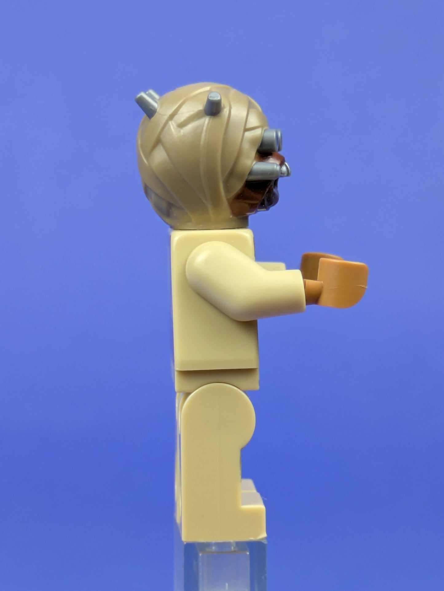 LEGO Star Wars Tusken Raider - Dark Tan Head with Spikes sw1074 75265