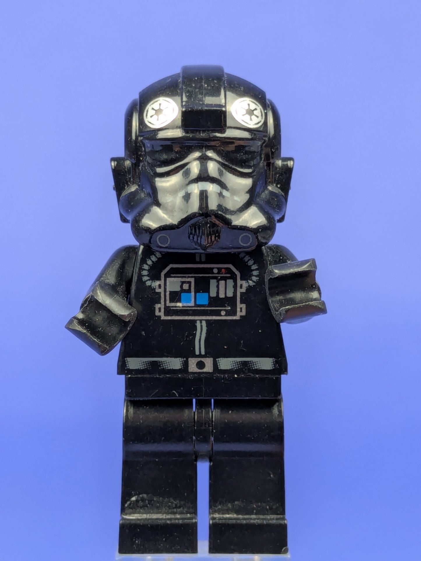 LEGO Star Wars Imperial TIE Fighter / Interceptor Pilot Black Head sw0035b 6206