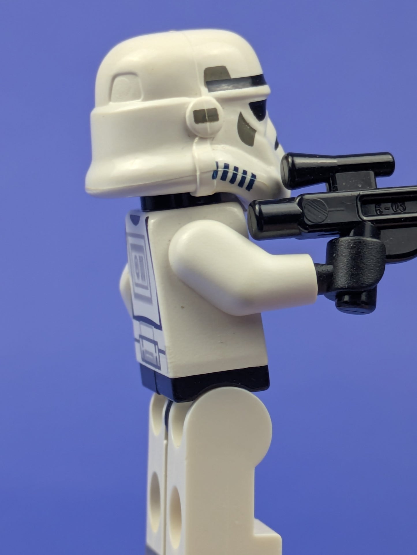 LEGO Star Wars Imperial Stormtrooper - Yellow Head sw0036 10123 MISPRINT
