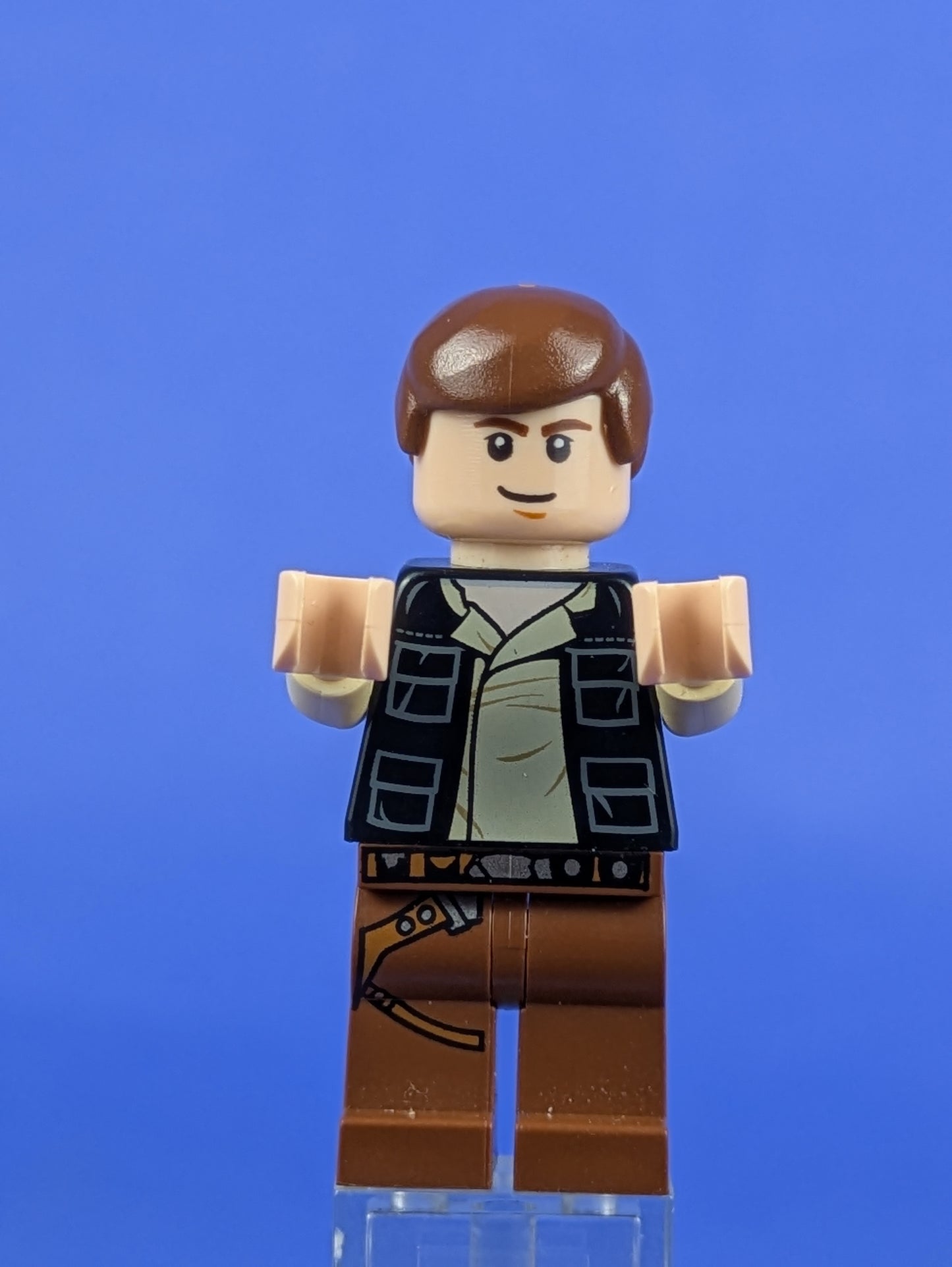 LEGO Star Wars Han Solo - Black Vest with Pockets over Tan Shirt sw0451 10236