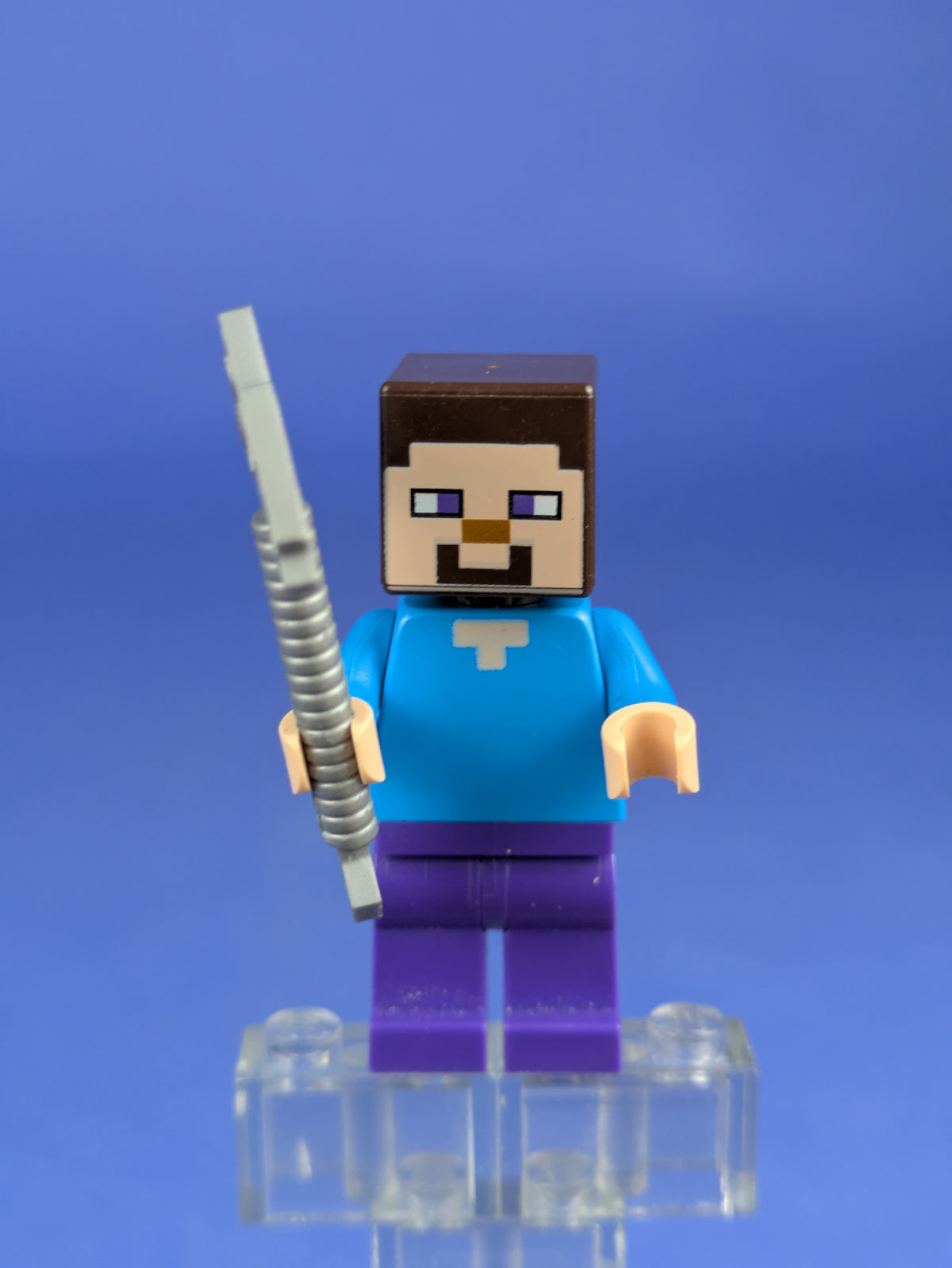 LEGO Minecraft Steve - Dark Purple Legs min009 21116 30393 30672