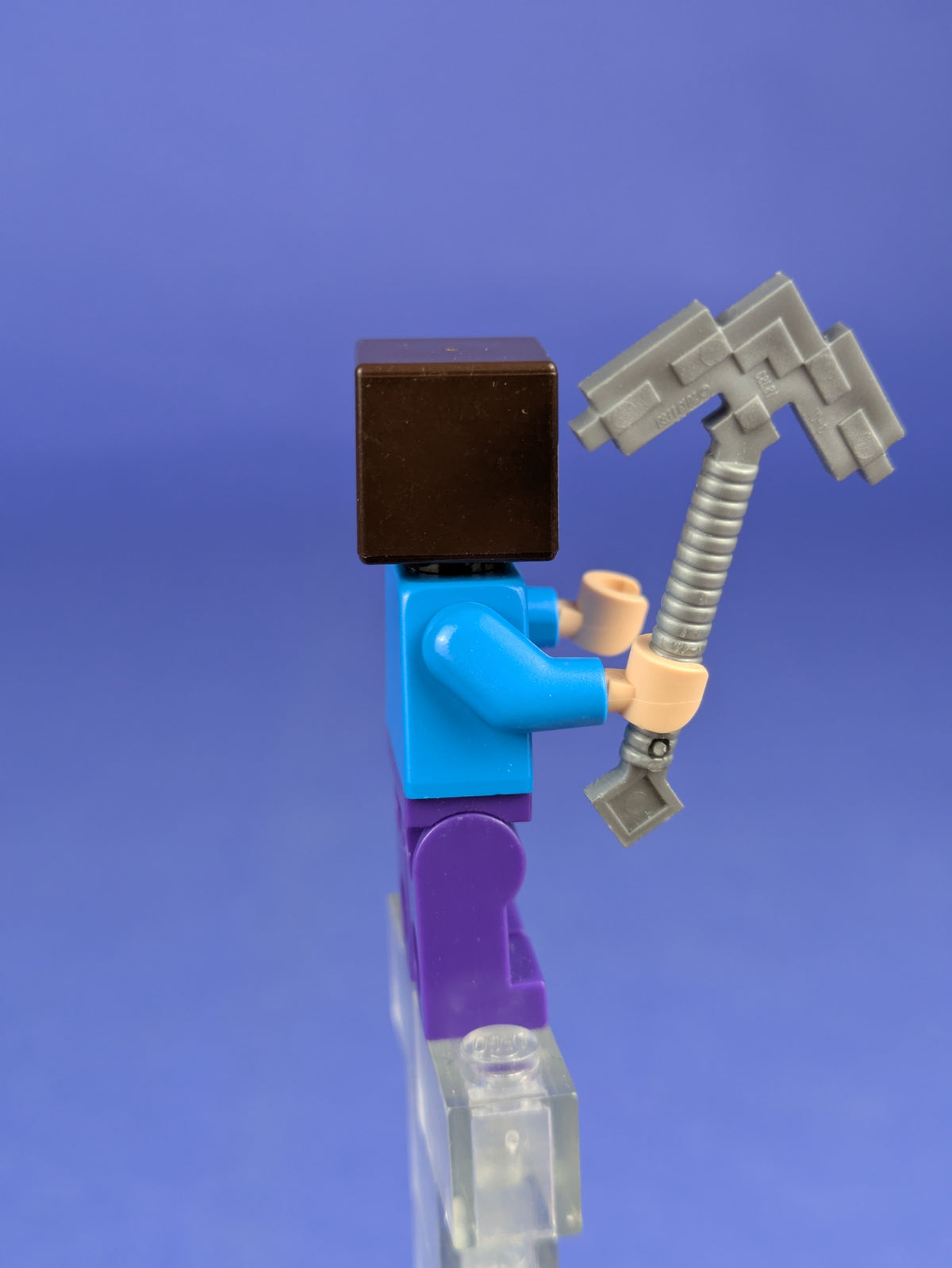 LEGO Minecraft Steve - Dark Purple Legs min009 21116 30393 30672