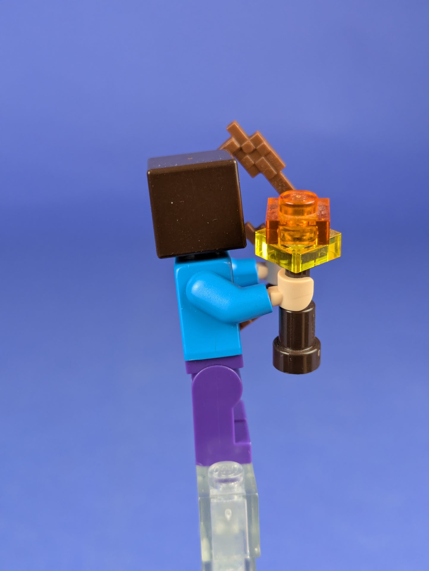 LEGO Minecraft Steve - Dark Purple Legs min009 21116 30672