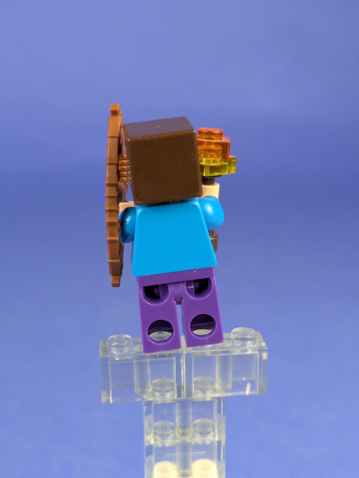 LEGO Minecraft Steve - Dark Purple Legs min009 21116 30672