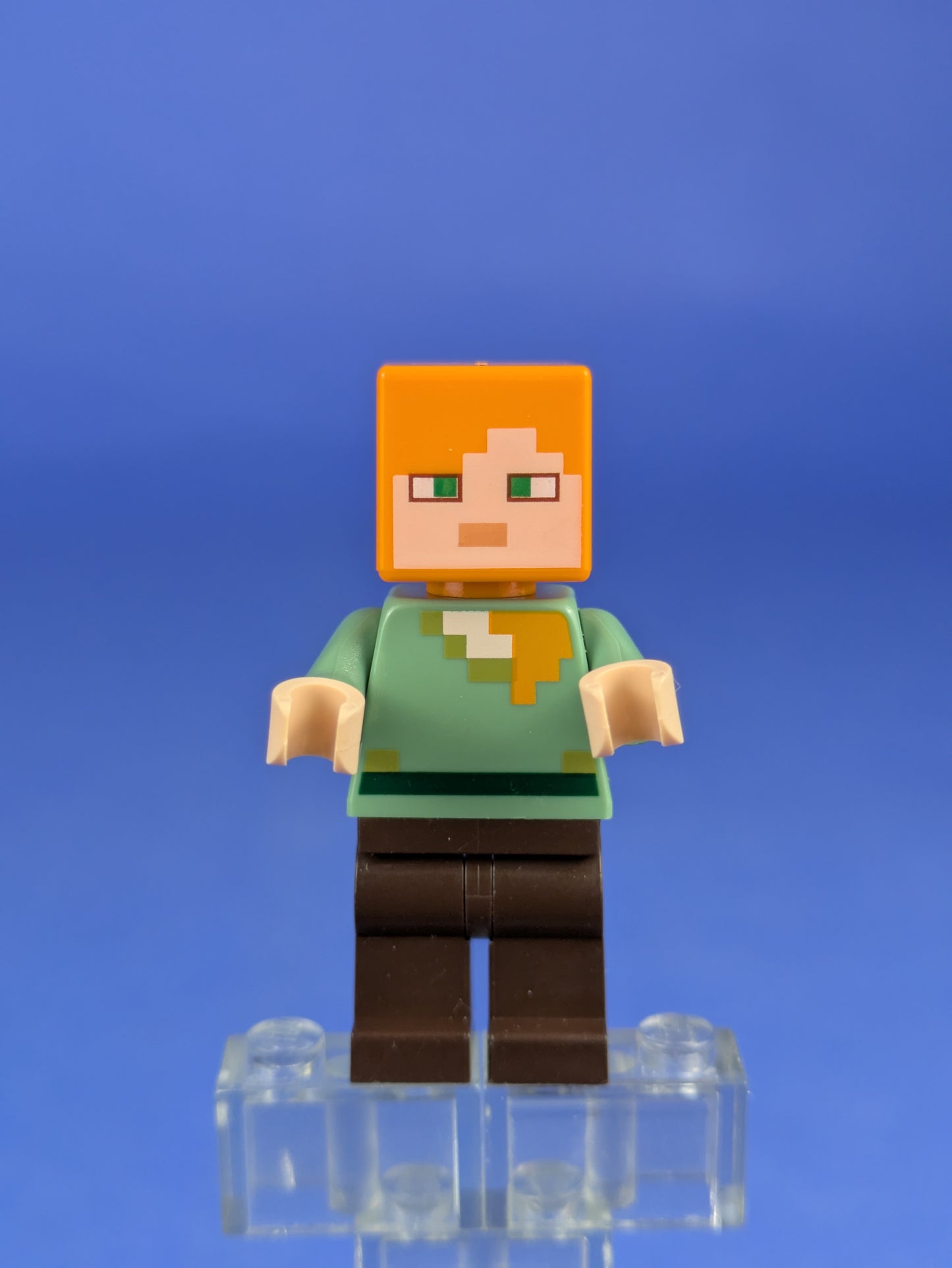 LEGO Minecraft Alex - Reddish Brown Legs min017 21593 21121 21140