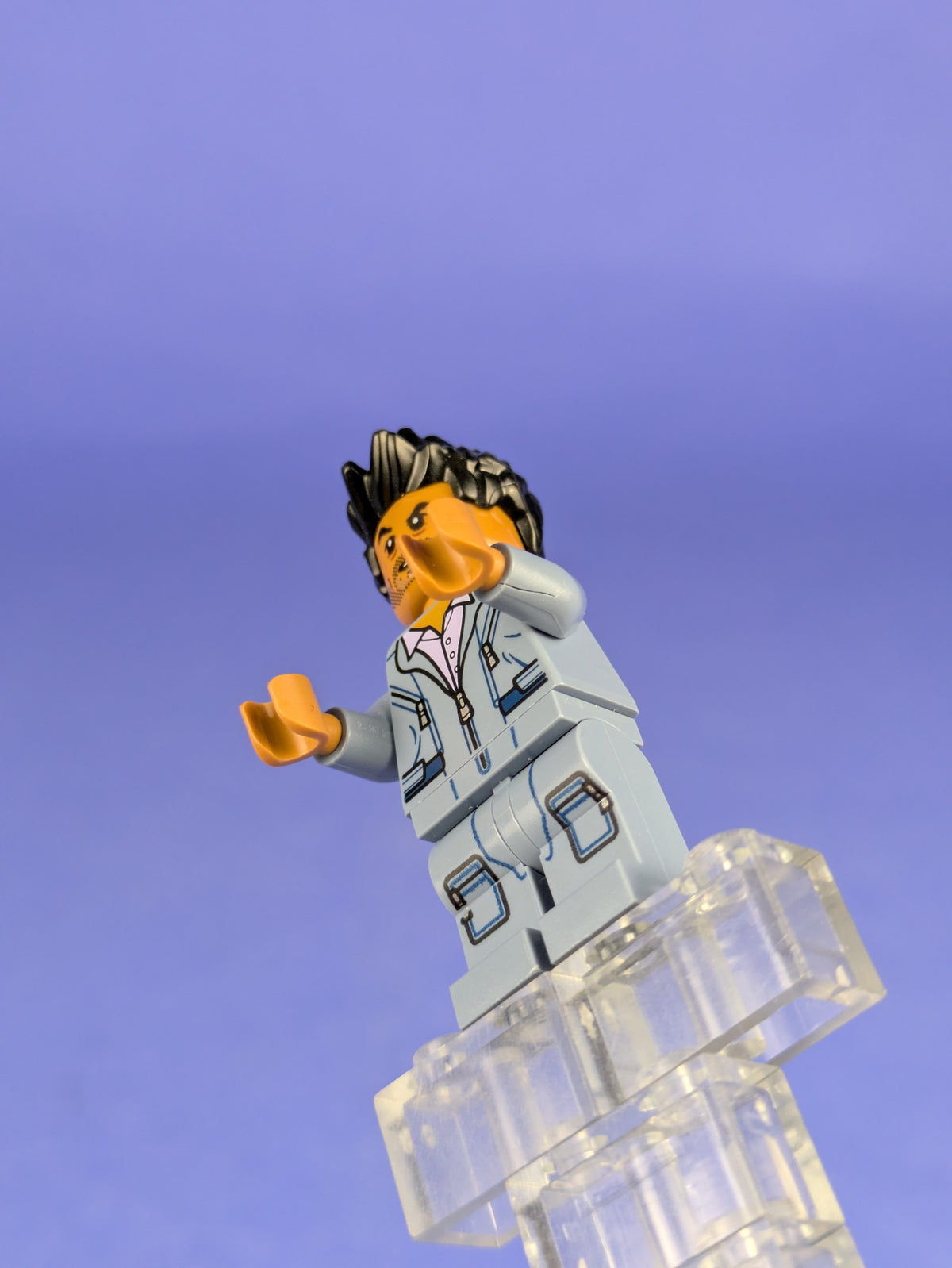 LEGO Jurassic World Simon Masrani - Sand Blue Jumper jw003 75915