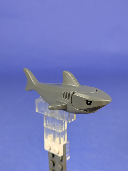 LEGO Animal Shark with Rounded Nose and Debossed Gills 14518c04pb04 60379