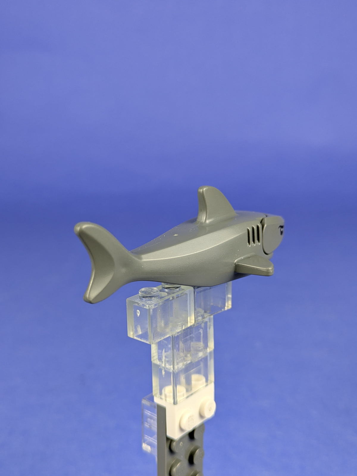 LEGO Animal Shark with Rounded Nose and Debossed Gills 14518c04pb04 60379