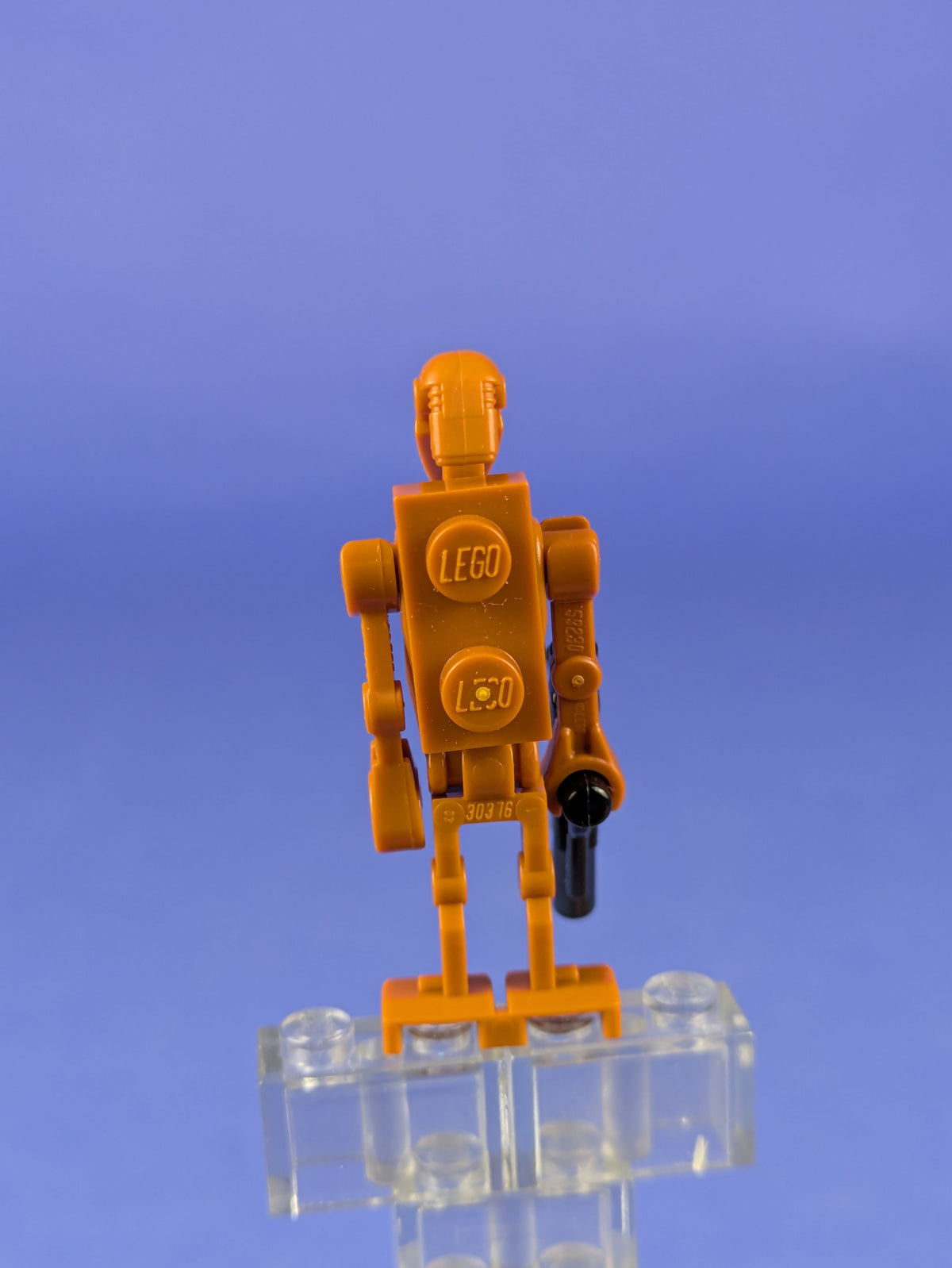 LEGO Star Wars Battle Droid - Dark Orange 1 x 2 Plate on Back sw0467b 75015