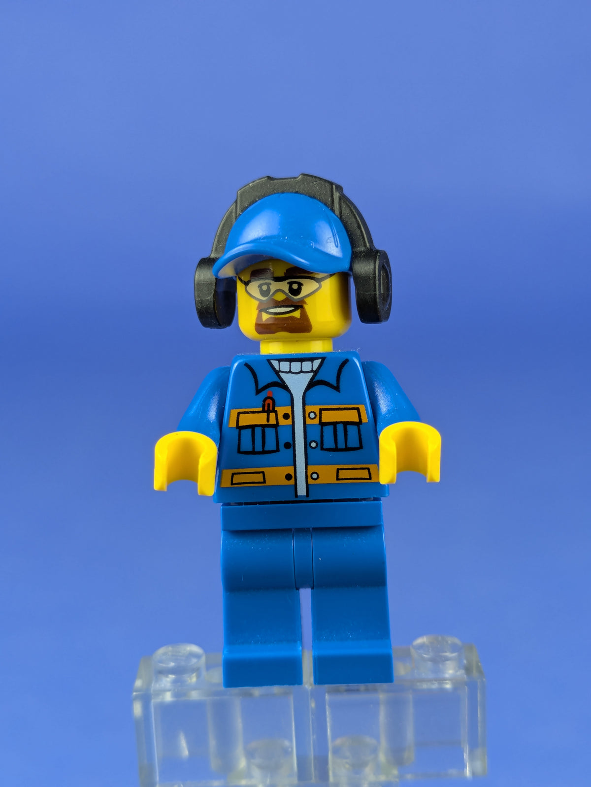 LEGO City Blue Jacket with Pockets and Orange Stripes cty0401 60020