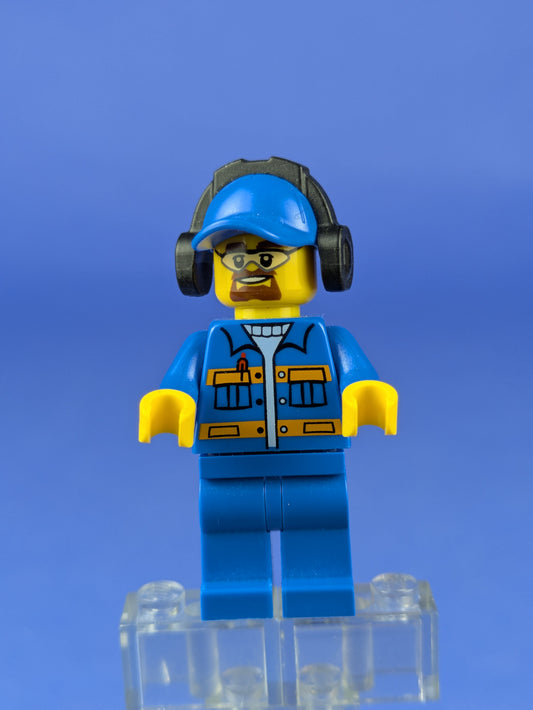 LEGO City Blue Jacket with Pockets and Orange Stripes cty0401 60020