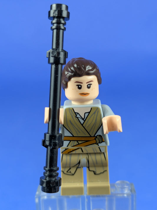 LEGO Star Wars Rey - Dark Tan Tied Robe sw0677 75105 75178