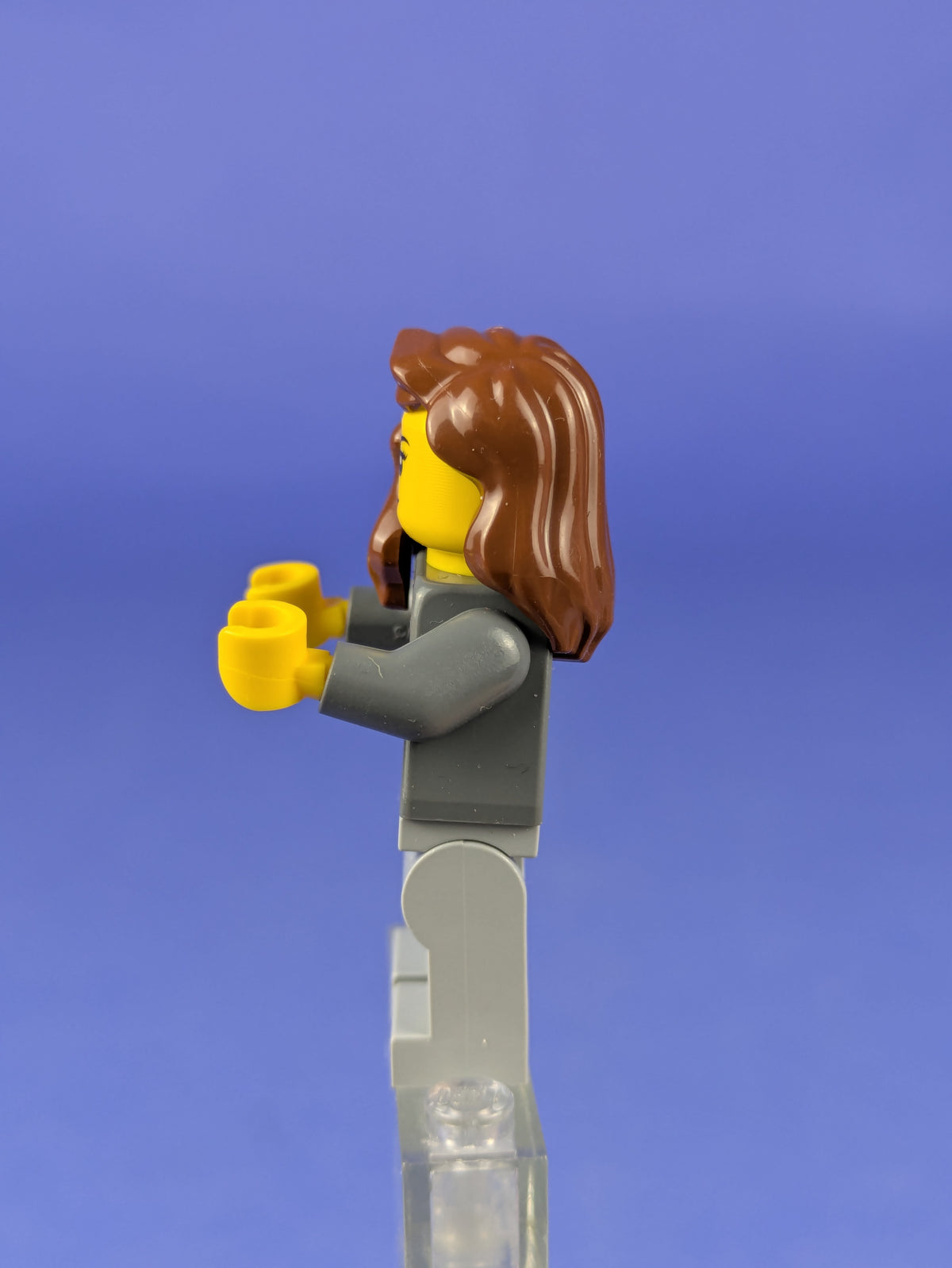 LEGO City Dark Bluish Gray Jacket with Magenta Scarf cty0419 60022