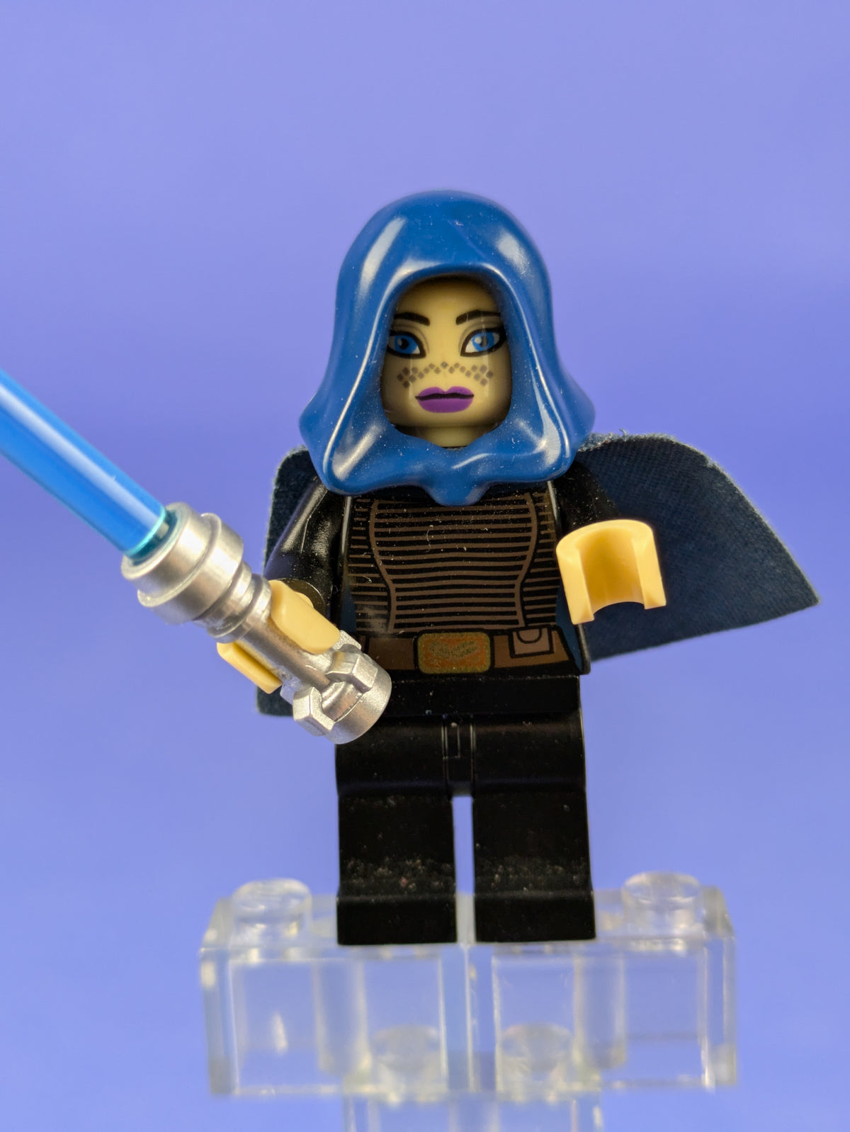 LEGO Star Wars Barriss Offee - Dark Blue Cape sw0379 9491