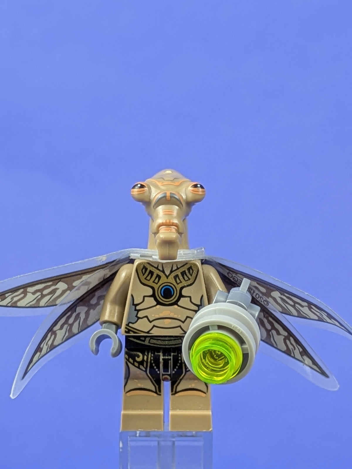 LEGO Star Wars Geonosian Warrior - Dark Tan with Wings sw0381 9491