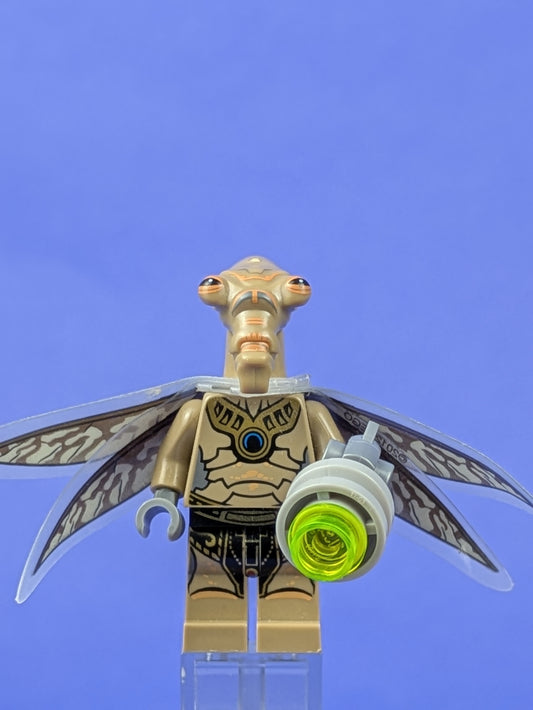 LEGO Star Wars Geonosian Warrior - Dark Tan with Wings sw0381 9491