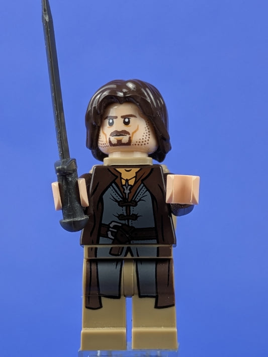 LEGO The Hobbit and The Lord of the Rings Aragorn - Dark Tan Legs lor017 9474