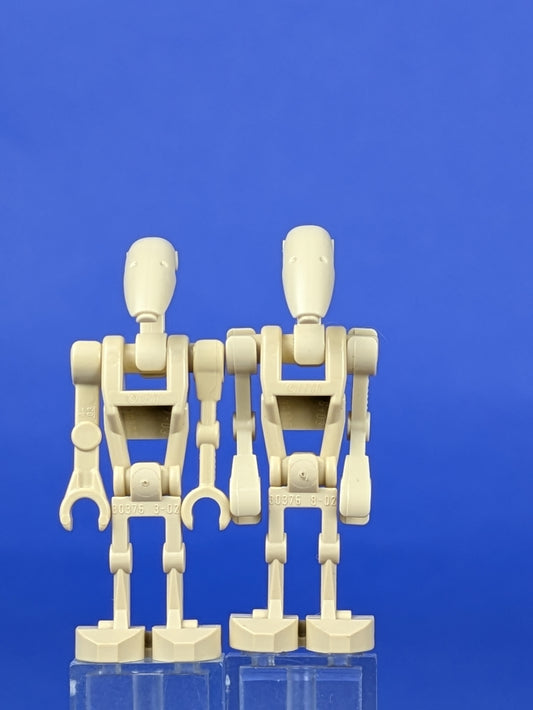 LEGO Star Wars Battle Droid - Angled/Straight Arms (2X) sw0001b sw0001d 7141