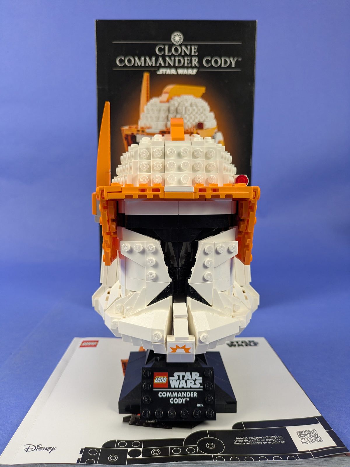 LEGO Star Wars Clone Commander Cody Helmet 75350 Complete Set Pre-Owned