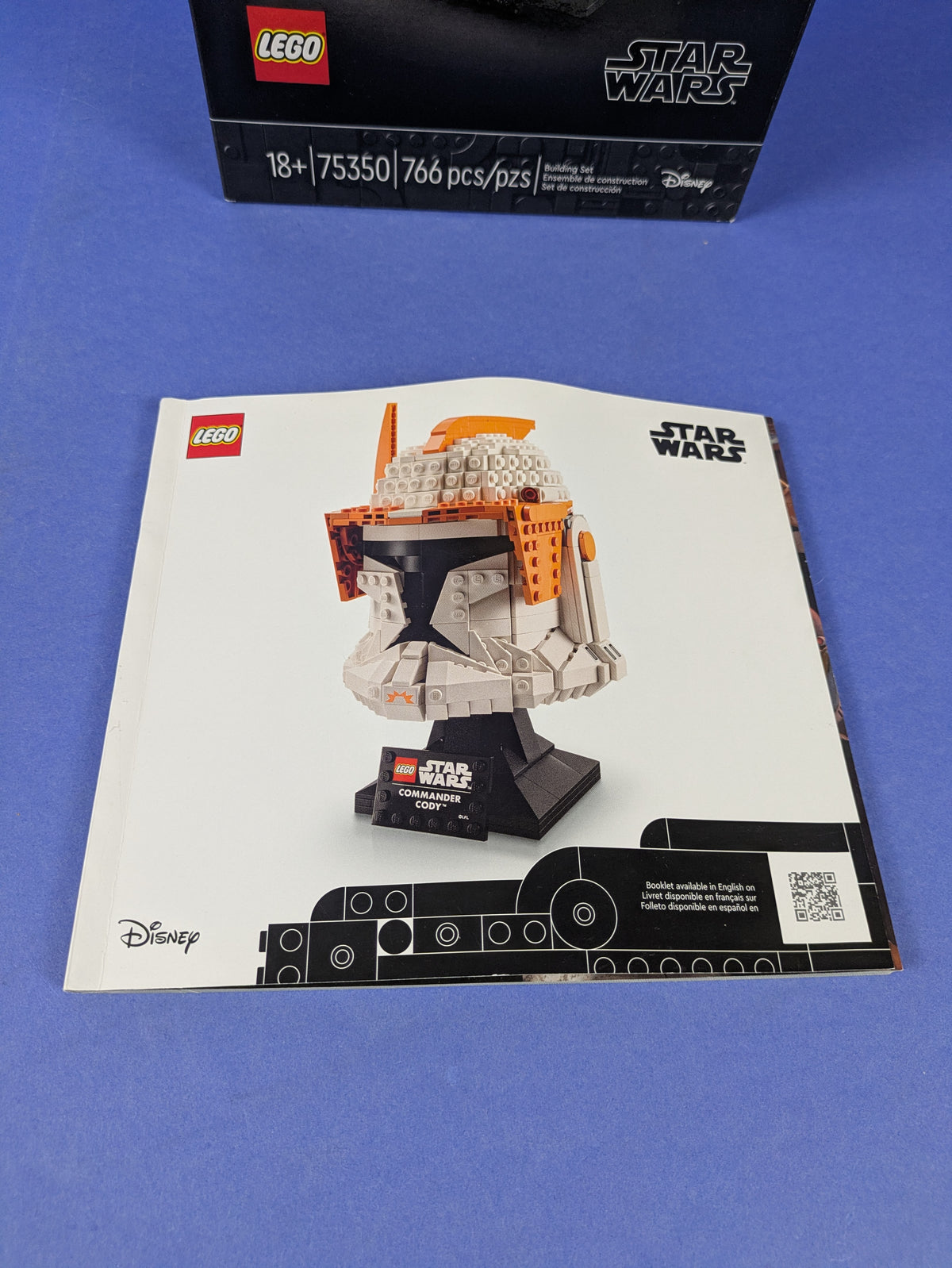LEGO Star Wars Clone Commander Cody Helmet 75350 Complete Set Pre-Owned