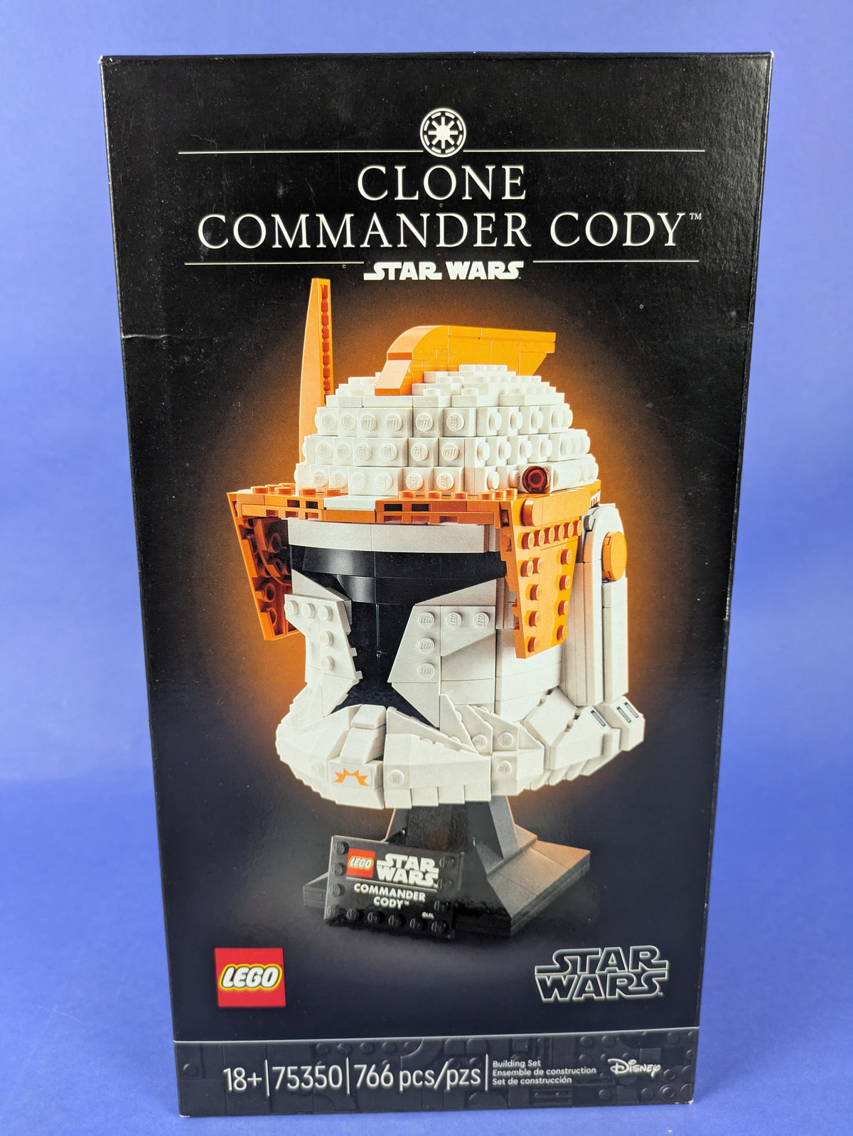 LEGO Star Wars Clone Commander Cody Helmet 75350 Complete Set Pre-Owned