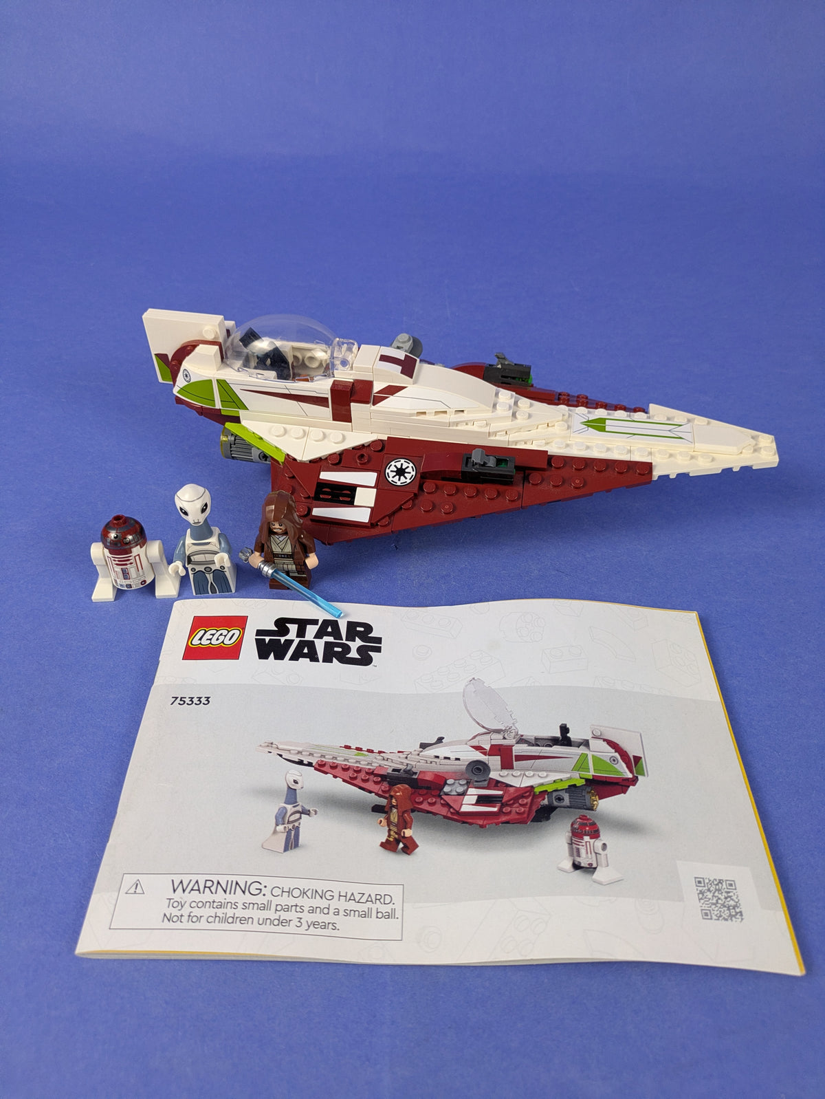 LEGO Star Wars Obi-Wan Kenobi's Jedi Starfighter 75333 Complete Set Pre-Owned